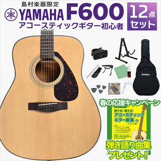 YAMAHA F600 アコースティックギター 初心者12点セット アコギ入門セット 島村楽器オンラインストア限定