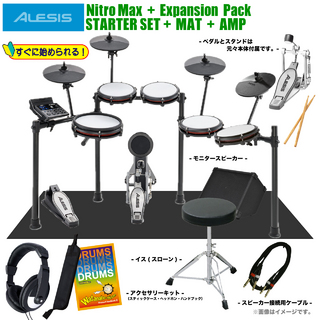 ALESISNitro Max Kit EX [ マット&アンプ付きセット ]【お手入れセットプレゼント ローン分割手数料0%(12回迄)】