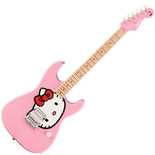 Squier by Fender Limited Edition Hello Kitty Stratocaster Maple Fingerboard Pink ハローキティ スクワイヤー [限定モデ