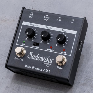 Sadowsky SBP-1 V2 Bass Preamp / DI 【DI機能とミュートスイッチ搭載したベースプリアンプ】