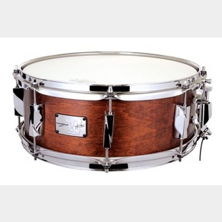 canopusYAIBA2 Birch 5.5x14 Snare Drum Antique Brown Mat LQ