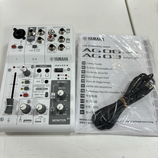 YAMAHA AG03MK2(配信のクオリティアップに!!)
