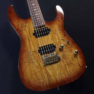T's GuitarsDST-Pro24 Spalted Maple Top (Amber Burst) #032948【サウンドメッセ2024出展モデル】