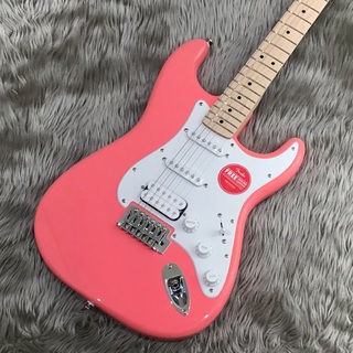 Squier by Fender SONIC STRATOCASTER HSS Maple Fingerboard/Tahitian Coral ストラトキャスター【実物写真】