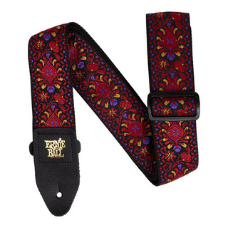 ERNIE BALL #5369 Classic Jacquard Guitar/Bass Strap - Crimson Royal Bloom【即日発送】