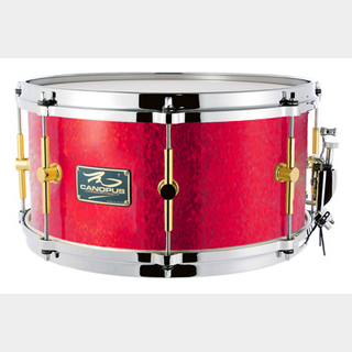 canopus The Maple 8x14 Snare Drum Red Spkl