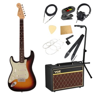 FenderMIJ Traditional 60s Stratocaster LH RW 3TS レフティ エレキギター VOXアンプ付き 入門11点 初心者セット