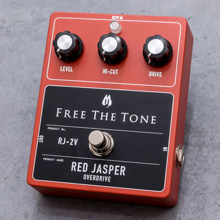 Free The Tone RED JASPER / RJ-2V [OVERDRIVE] 【高品質ドライブペダル】【数量限定特価!・送料無料!】