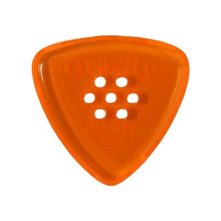 Gravity Guitar Picks Striker -Mini Multi-Hole- GSRM3PM 3.0mm Orange ギターピック