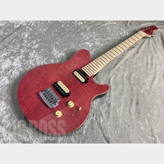 Sterling by MUSIC MAN AXIS FLAME MAPLE AX3FM (Stain Pink)