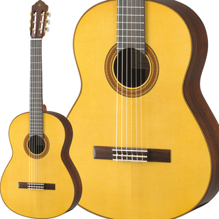YAMAHACG182S クラシックギター 650mm ソフトケース付き 表板:松単板／横裏板:ローズウッド