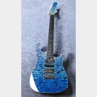 T's Guitars DST-Pro24HSH 5A Ouilt Maple Top / Mahogany ~Blue Gradation~