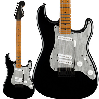 Squier by FenderFSR Contemporary Stratocaster Special Roasted Maple Fingerboard Silver Anodized Pickguard Black エレ