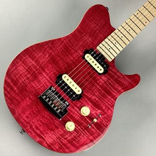 Sterling by MUSIC MAN SUB AX3FM-STP-M1 AXIS FLAME MAPLE ステイン・ピンク |現物画像