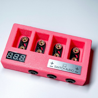 Switch AudioBattery-Supply plus Pink バッテリーチェッカー付き 電池式パワーサプライ