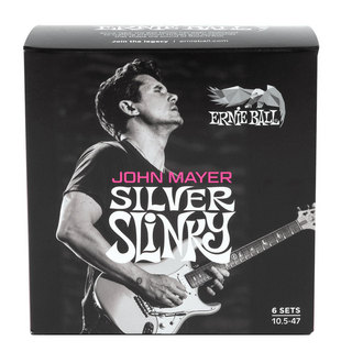 ERNIE BALL 【6セット】 ERNIE BALL 10.5-47 Silver Slinky (3817) ブロマイドボックス John Mayer Signature