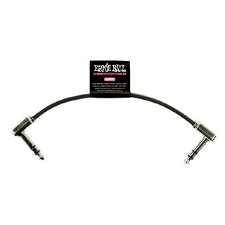 ERNIE BALL FLAT RIBBON STEREO PATCH CABLE #6408 (6inch/15.24cm)