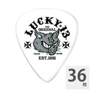 Jim DunlopLucky 13 Dirty Cat 0.60mm ギターピック×36枚