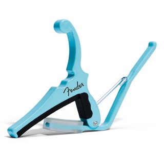 Fender × Kyser Quick-Change Electric Guitar Capo KGEFDBA 6-String Daphne Blue【エレキギター用カポタスト】