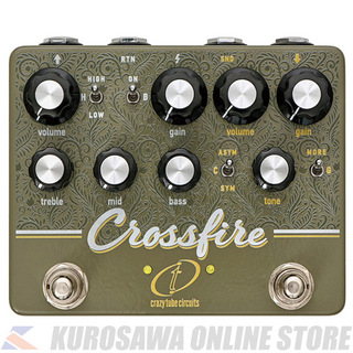 Crazy Tube CircuitsCrossfire [ギターアンプ+オーバードライブ](ご予約受付中)