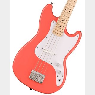 Squier by FenderSonic Bronco Bass Maple Fingerboard White Pickguard Tahitian Coral スクワイヤー【渋谷店】