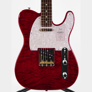 Fender 2024 Collection Made in Japan Hybrid II Telecaster Quilt (Red Beryl)