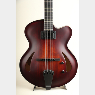 Victor Baker Guitars Model 15 Archtop 1 Pickup Brown smoke Burst with satin topcoat 2024