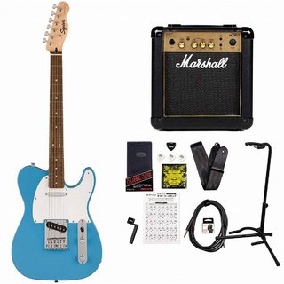 Squier by Fender Sonic Telecaster Laurel Fingerboard White Pickguard California Blue スクワイヤー MarshallMG10アンプ