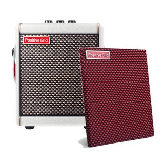 Positive Grid Spark Mini Pearl + Grille-Red SET