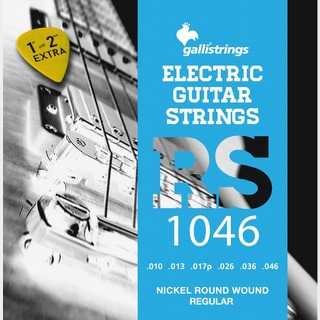 Galli Strings RS1046 Regular Nickel Round Wound For Electric Guitar .010-.046【横浜店】
