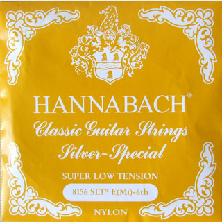 HANNABACHE8156 SLT-Yellow E/6 6弦 クラシックギターバラ弦 6弦×6本セット