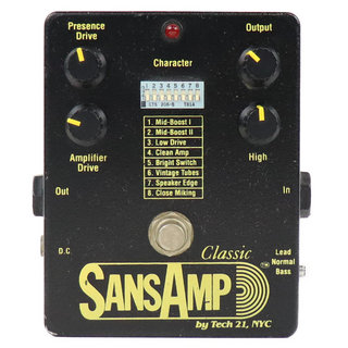 TECH21 【中古】サンズアンプ TECH21 SansAmp Classic プリアンプ ギターエフェクター ベースエフェクター