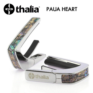 Thalia Capo Exotic Shell PAUA HEART -Chrome- │ ギター用カポタスト【オンラインストア限定】