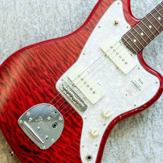 Fender2024 Collection Made in Japan Hybrid II Jazzmaster QMT -Quilt Red Beryl-【#JD23029549】