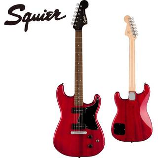 Squier by Fender Paranormal STRAT-O-SONIC -Crimson Red Transparent-【Webショップ限定】