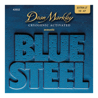 Dean Markley DM2032 Blue Steel Acoustic Guitar Strings Extra light 10-47 アコースティックギター弦