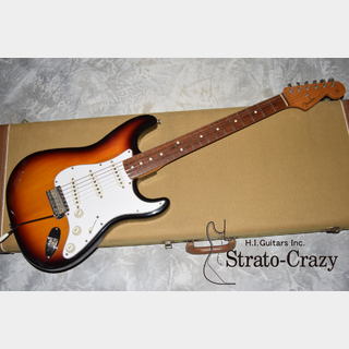 Fender 1991 '62 Vintage Reissue Stratocaster  Sunburst /Slab Rose  neck