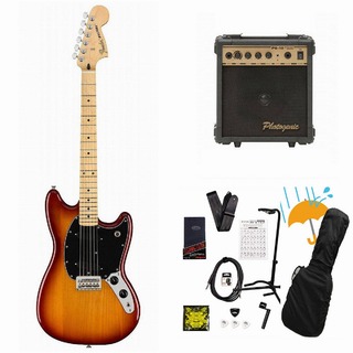 Fender Player Mustang Maple FB Sienna Sunburst フェンダー［新品特価品］ PG-10アンプ付属エレキギター初心者セ