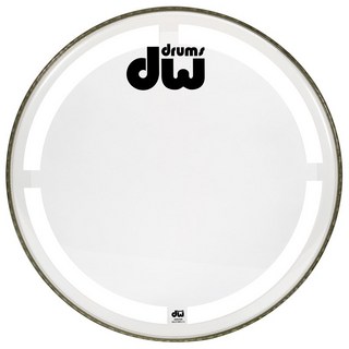 dw DW-DH-CC16K [Single Ply Coated Clear Bass Drum Head 16]【お取り寄せ品】