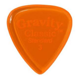 Gravity Guitar PicksGCLS3P Classic - Standard -[3.0mm, Orange]