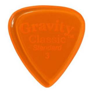 Gravity Guitar Picks GCLS3P Classic - Standard -[3.0mm, Orange]