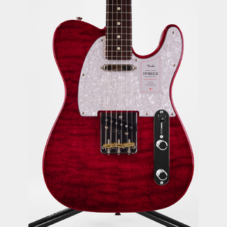 Fender 2024 Collection Made in Japan Hybrid II Telecaster Quilt (Red Beryl)