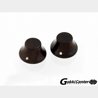 ALLPARTS Set of 2 Wooden Bell Knobs, Rosewood/5126