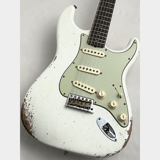 Fender Custom Shop 【当社カスタム品】LTD 1964 L-Serial Stratocaster Heavy Relic -Aged Olympic White- #L11704 - ≒3.60kg