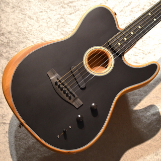 Fender American Acoustasonic Telecaster Ebony Fingerboard Black #US217361A 【軽量2.17kg】