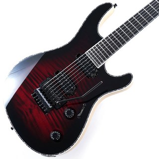 MAYONES Regius Pro 7 Trans Dirty Red Burst Gloss 【特価】