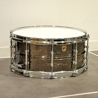 Ludwig LB417KT Black Beauty Hammmerd Shell & Tube Lug 14"×6.5"【展示特価品】