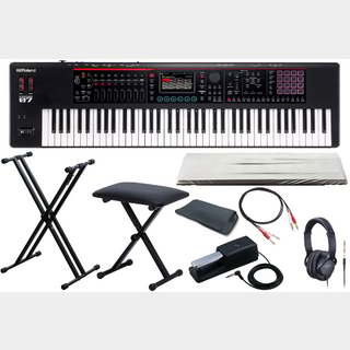 Roland FANTOM-07 [X型キーボードスタンド + ベンチ + ケーブル + ダストカバーセット！]【WEBSHOP】