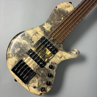 saitiasguitars Aquarius 5 Custom /Buckeye Burl Natural