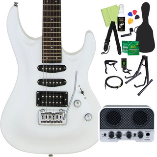 Aria Pro II MAC-STD エレキギター初心者14点セット【Bluetooth搭載ミニアンプ付き】 PWH